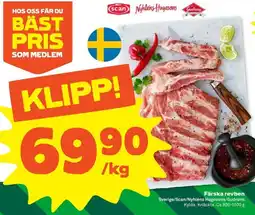 Coop Forum Färska revben erbjuda