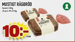 Matdax Garant Mustigt rågbröd erbjuda