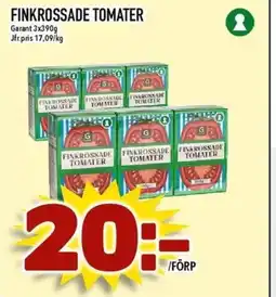 Matdax Garant Finkrossade tomater erbjuda
