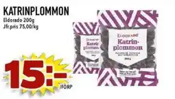 Matdax Eldorado Katrinplommon erbjuda