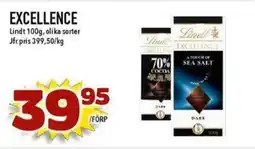 Matdax Lindt Excellence erbjuda