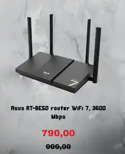 Clas Ohlson Asus RT-BESO router WIFI 7, 3600 Mbps erbjuda