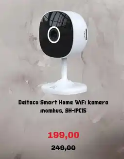 Clas Ohlson Deltaco Smart Home WiFi kamera Inomhus, SH-IPC15 erbjuda
