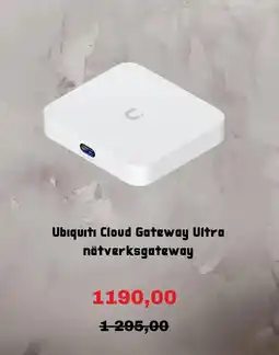 Clas Ohlson Ubiquiti Cloud Gateway Ultra nätverksgateway erbjuda