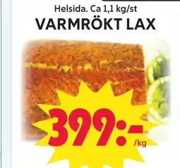 Ica Hajen Lagpris Varmrökt lax erbjuda
