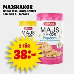 Nelins Friggs Majskakor erbjuda