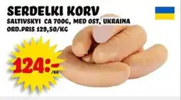 Nelins Serdelki korv erbjuda