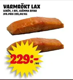 Nelins Varmrökt lax erbjuda