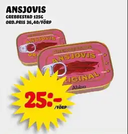 Nelins Grebbestad Ansjovis erbjuda