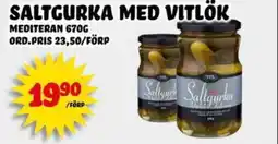 Nelins Saltgurka med vitlök erbjuda
