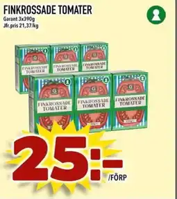 Nelins Garant Finkrossade tomater erbjuda