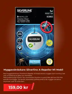 Granngården Myggavskräckare Silverline A-Repeller M1 Mobil erbjuda
