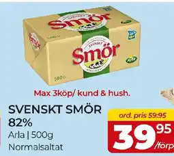 Matrix Butikerna Arla Svenskt smör 82% erbjuda
