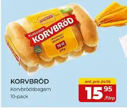 Matrix Butikerna Korvbröd erbjuda