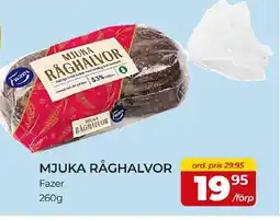 Matrix Butikerna Fazer Mjuka råghalvor erbjuda