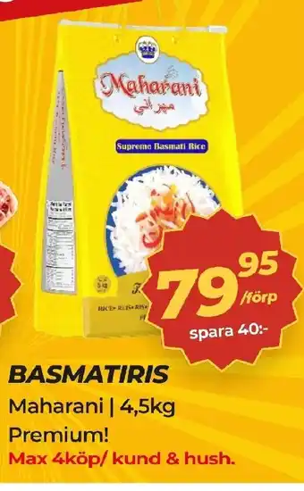 Matrix Butikerna Maharani Basmatiris erbjuda