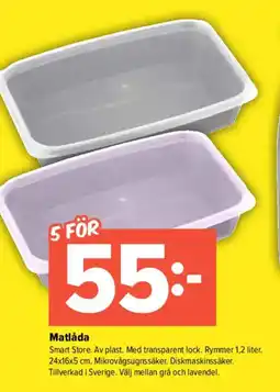 Pekås Matlåda erbjuda