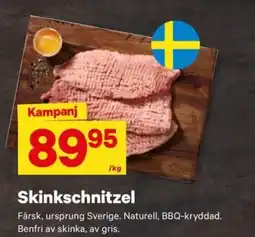 City Gross Skinkschnitzel erbjuda