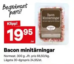City Gross Bacon Minitärningar erbjuda
