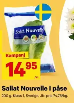 City Gross Sallat Nouvelle i påse erbjuda