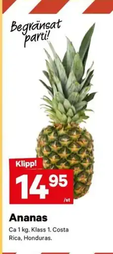 City Gross Ananas erbjuda