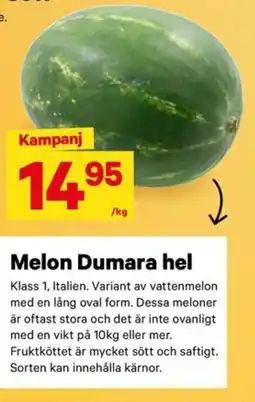 City Gross Melon Dumara hel erbjuda