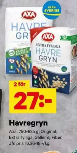City Gross AXA Havregryn erbjuda