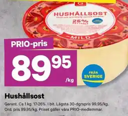 City Gross Garant Hushållsost erbjuda