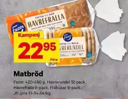 City Gross Fazer Matbröd erbjuda
