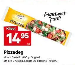 City Gross Monte Castello Pizzadeg erbjuda