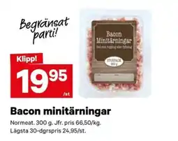 City Gross Bacon Minitärningar erbjuda