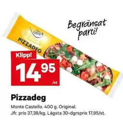 City Gross Monte Castello Pizzadeg erbjuda