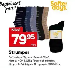 City Gross Strumpor erbjuda