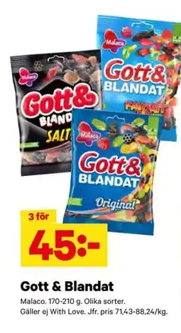City Gross Malaco Gott & Blandat erbjuda