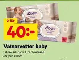 City Gross Libero Våtservetter baby erbjuda