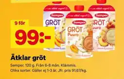 City Gross Semper Ätklar gröt erbjuda