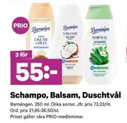 City Gross Barnängen Schampo, Balsam, Duschtvål erbjuda