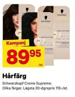 City Gross Schwarzkopf Hårfärg erbjuda