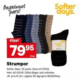 City Gross Solter days Strumpor erbjuda
