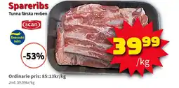 Extra Mjällby Stormarknad Spareribs erbjuda
