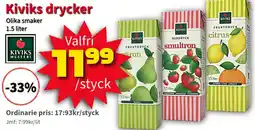 Extra Mjällby Stormarknad Kiviks drycker erbjuda