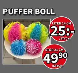 Extra Mjällby Stormarknad Puffer boll erbjuda