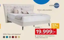 XXXLutz Komplett kontinentalsäng "Deluxo" erbjuda