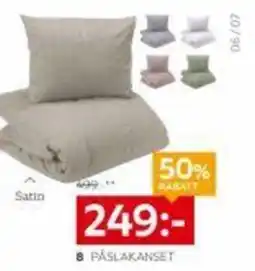 XXXLutz Påslakanset "Square satin" erbjuda
