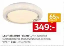 XXXLutz LED-taklampa "Liami" erbjuda