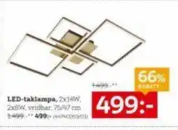 XXXLutz LED-taklampa erbjuda
