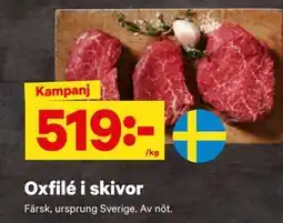 City Gross Oxfilé i skivor erbjuda