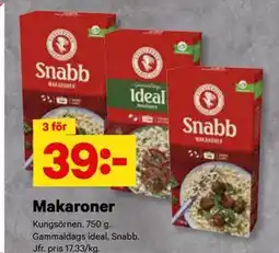 City Gross Makaroner erbjuda