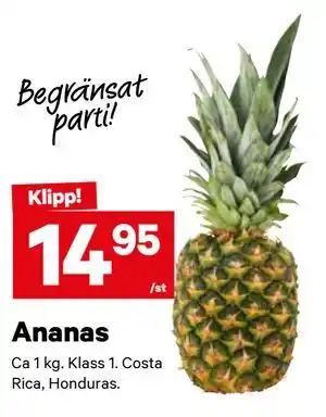 City Gross Ananas erbjuda