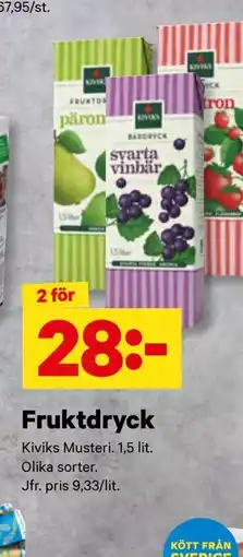 City Gross Fruktdryck erbjuda
